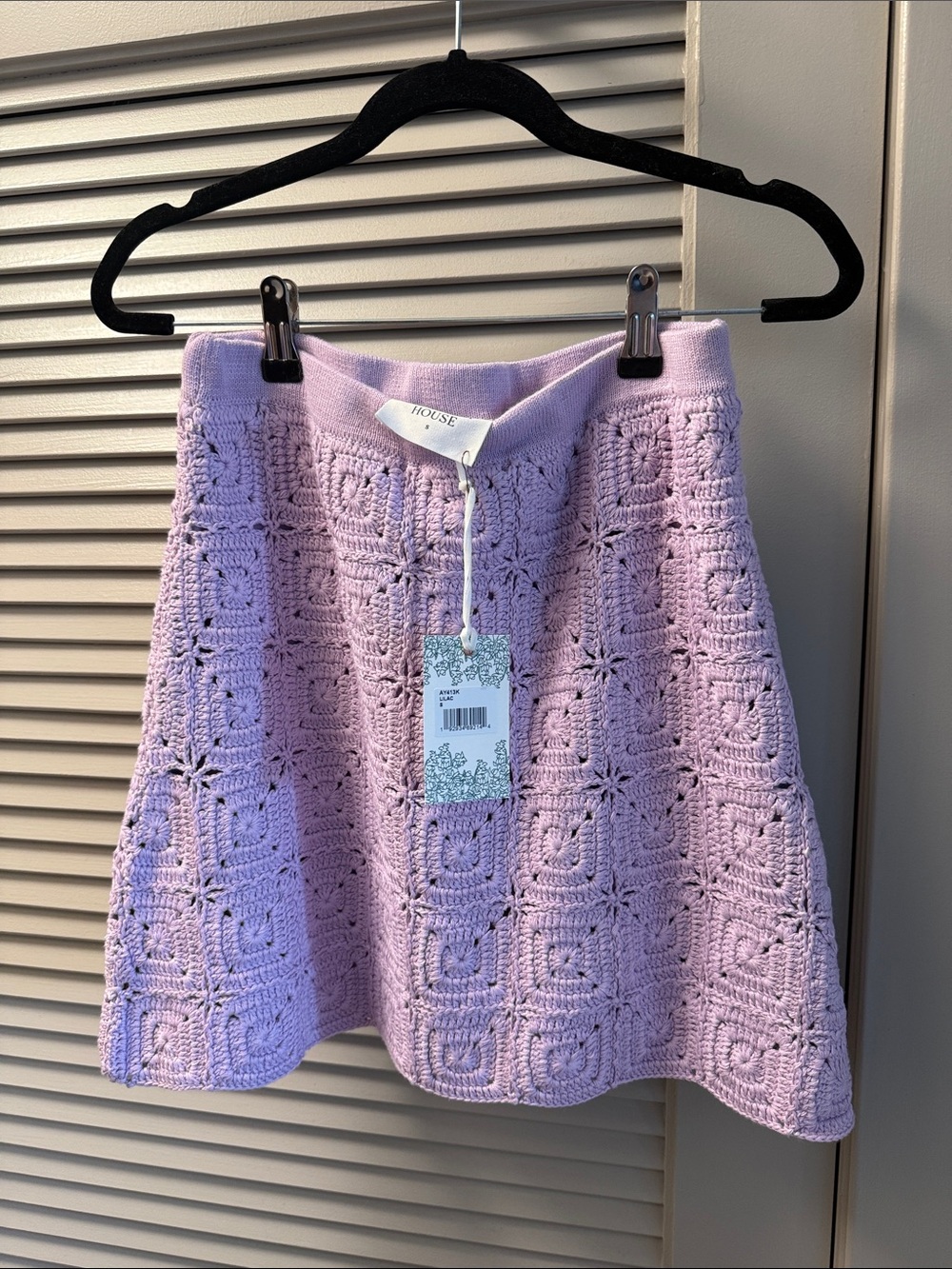 Tuckernuck Lavender Crochet Cory Tank (XS) and Crochet Colby Mini Skirt (S) - Picture 5 of 6